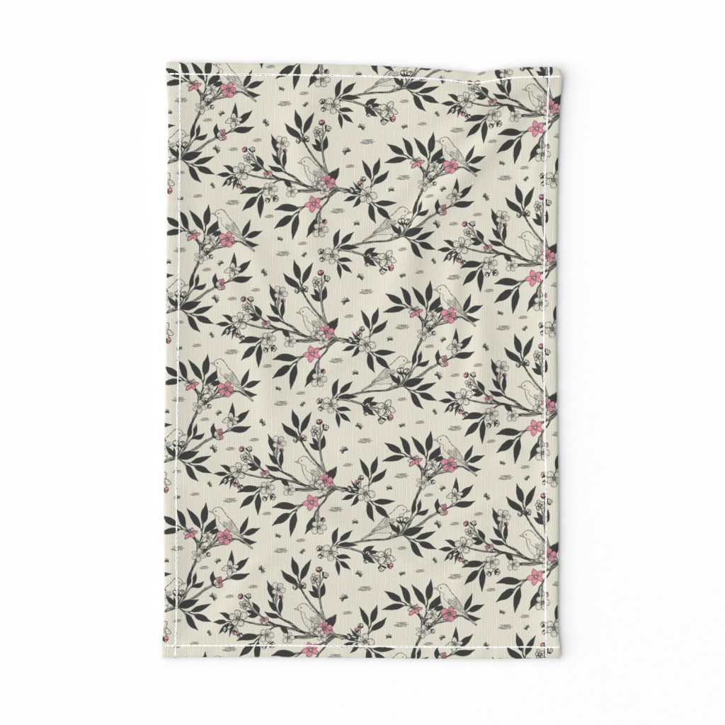 Bird with Blooms, Limited Colors