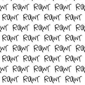 rawr XSM :: marker doodles black and white monochrome typography