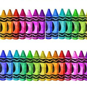 Rows of Crayons