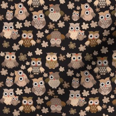 Owls Party Down at Night