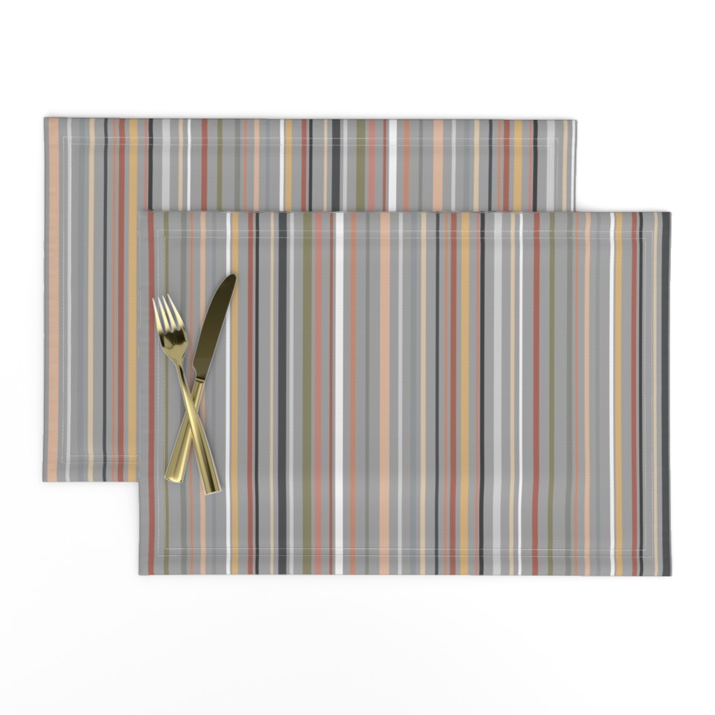 neutral stripes - on silver