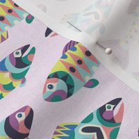 patterned salmon texture