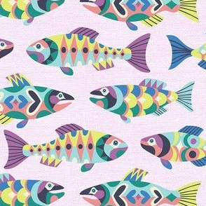 patterned salmon texture