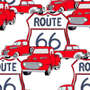 Red Trucks and Route 66