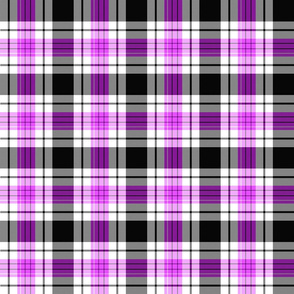 Purple Tartan Plaid | Purple & Black | Renee Davis