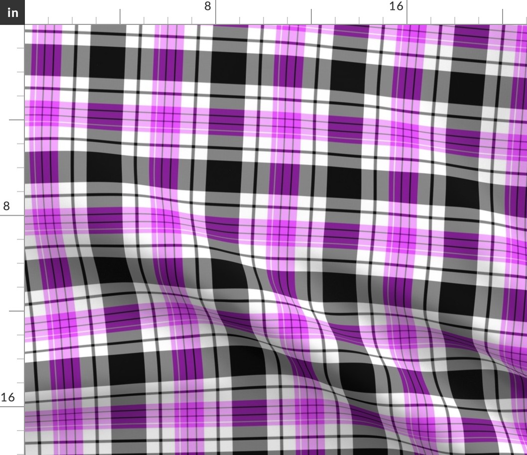 Purple Tartan Plaid | Purple & Black | Renee Davis