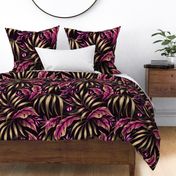 Jurassic Jungle - Purple / Gold - LARGE