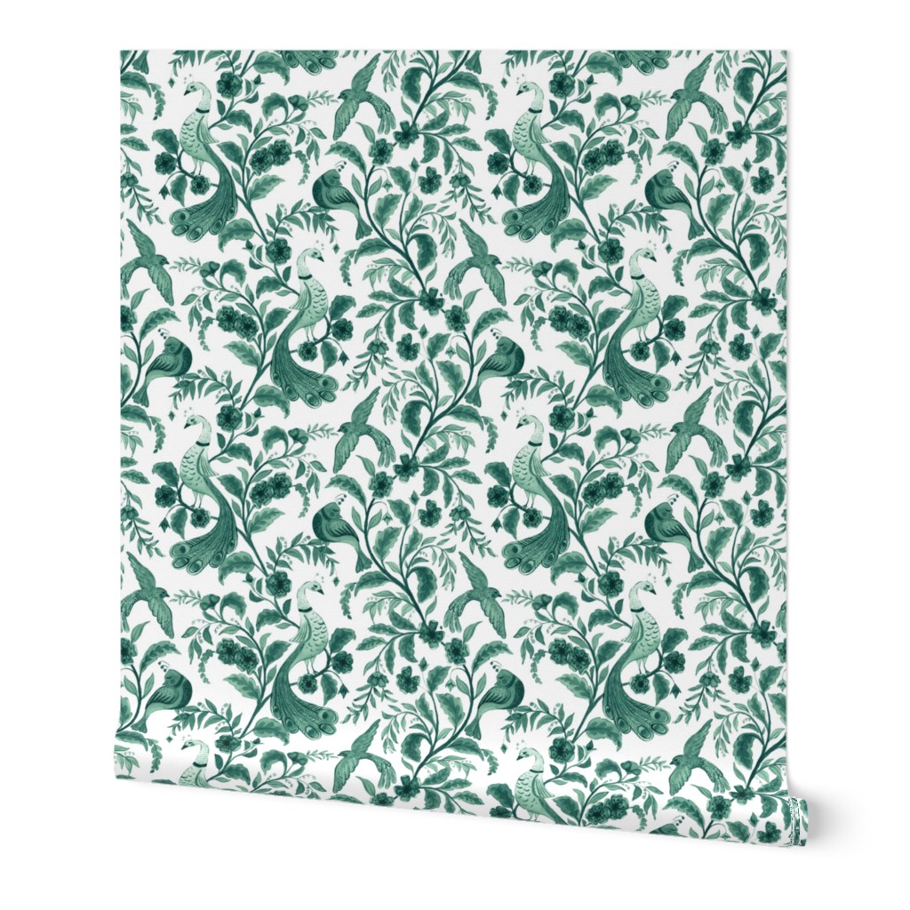 Birds of a Feather - Forest Green - Medium Scale