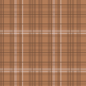 Indian summer - orange tartan