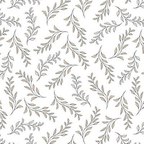 Flowing Leaves - taupe