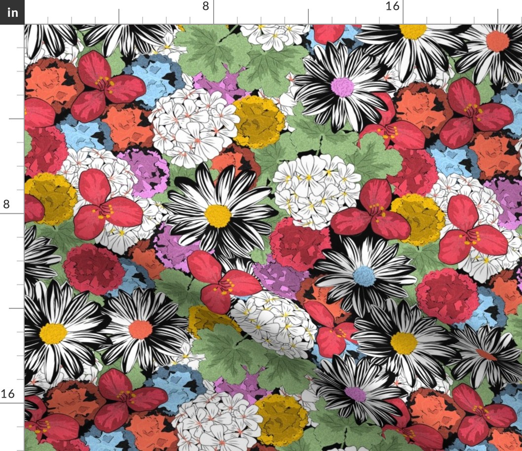 Floral Carpet (Color Blocks coordinate)