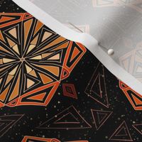 Africa orange mandala