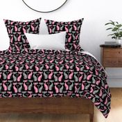 Large-Mod Love Cats Black