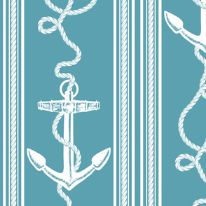 Anchor Rope Ocean Blue