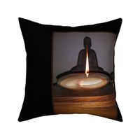 Buddha Candle Pillow 27x18