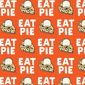 (1.5" scale) Eat Pie - Apple pie à la Mode - orange - fall - LAD19BS