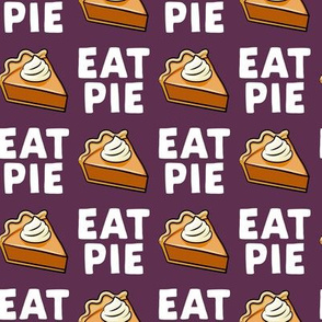 Eat Pie - Pumpkin Pie - plum - LAD19