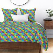 420 Colors - Cannabis Cheater Quilt, MMJ, Medical Marijuana, Mary Jane, Weed, Pot, THC, CBD