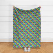 420 Colors - Cannabis Cheater Quilt, MMJ, Medical Marijuana, Mary Jane, Weed, Pot, THC, CBD