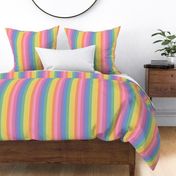 brooksher rainbow 8 stripes 1 inch vertical