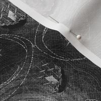 ★ PIRATES ★ Black and White, Small Scale / Collection : Sailing the Seven Seas – Nautical Prints