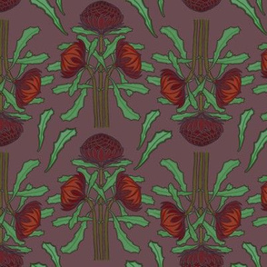 Darker waratahs (Art Nouveau) by Su_G_©SuSchaefer