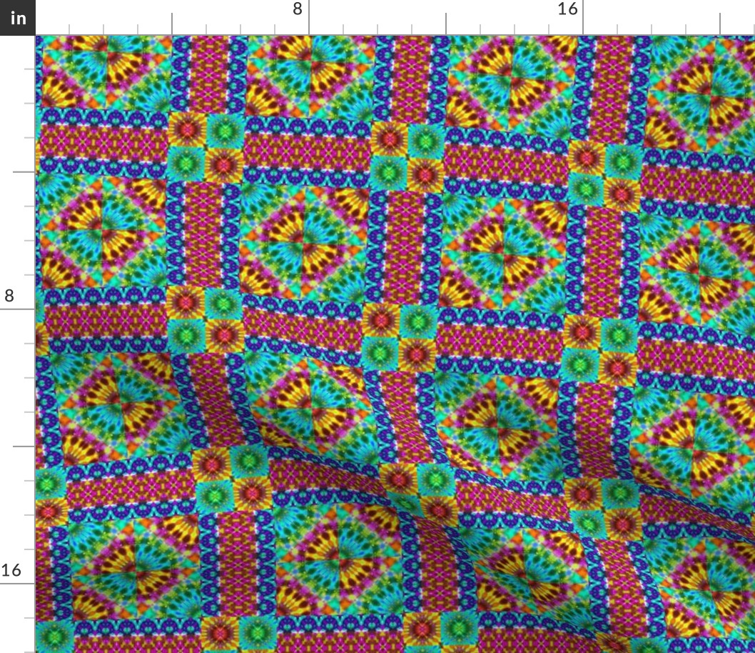 Hippie Rainbow Quilt