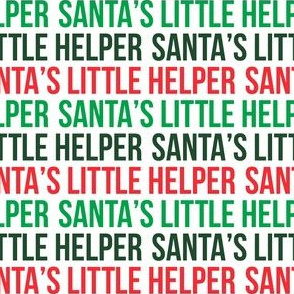 Santa's Little Helper - Red and Green - LAD19