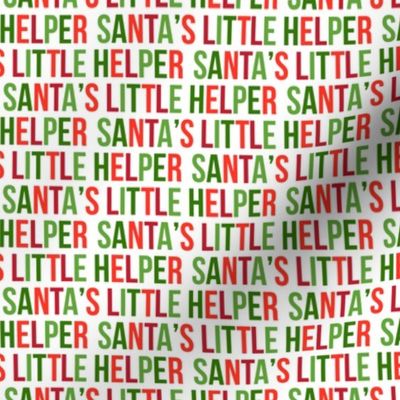 Santa's Little Helper - Red and Green Multi - LAD19