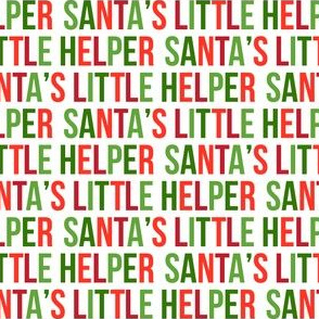 Santa's Little Helper - Red and Green Multi - LAD19