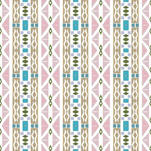 Southwestern stripe, pink