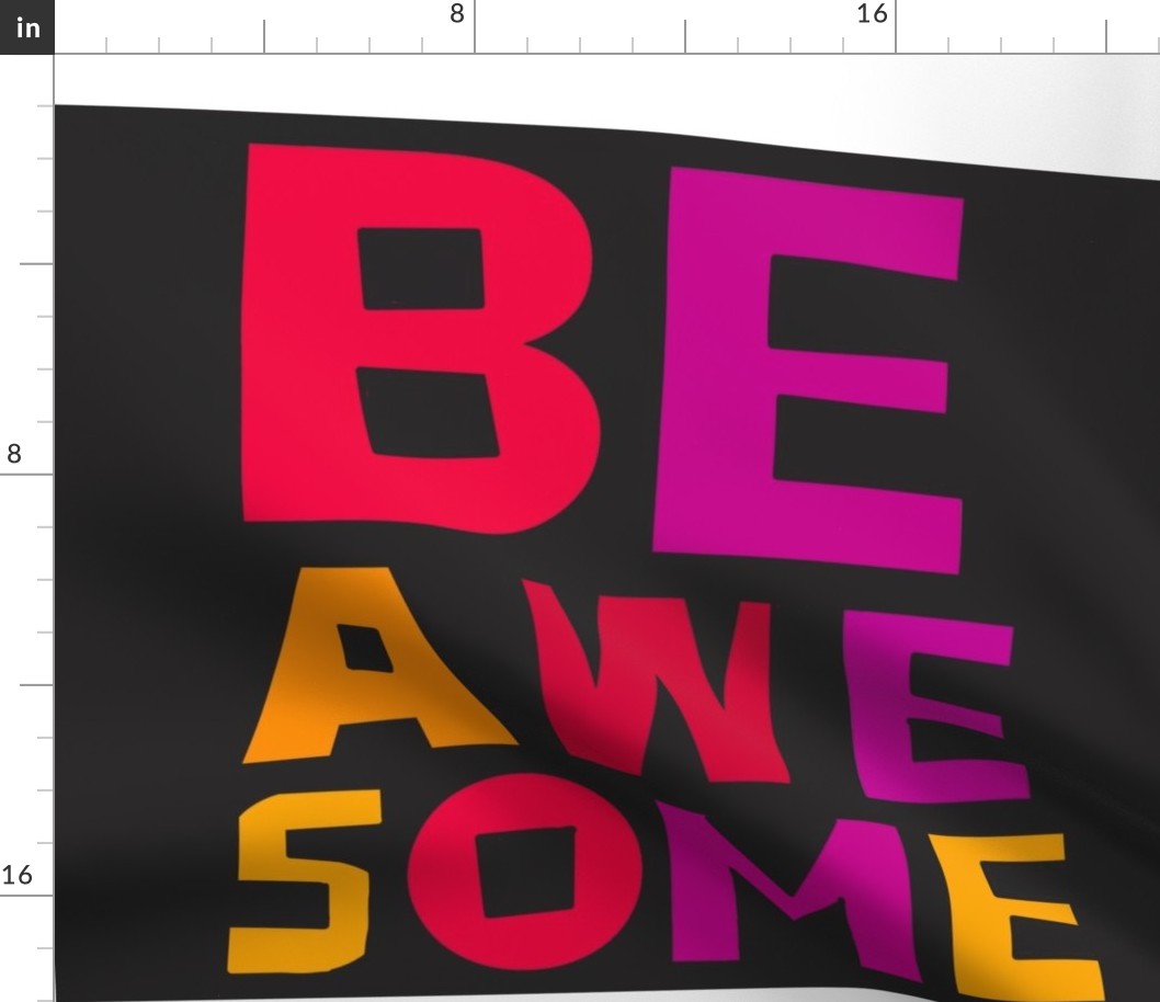 Be Awesome (always) Cheater Quilt