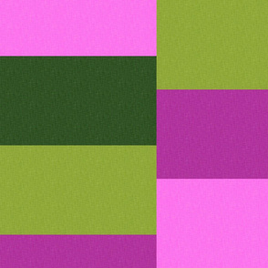 1960's_Color Block Lilac-Green