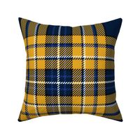 Blue Gold White Tartan 1a