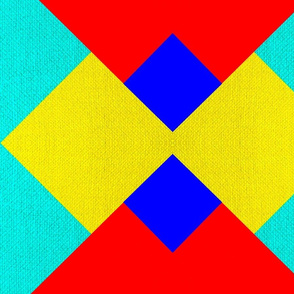 color blocked argyle