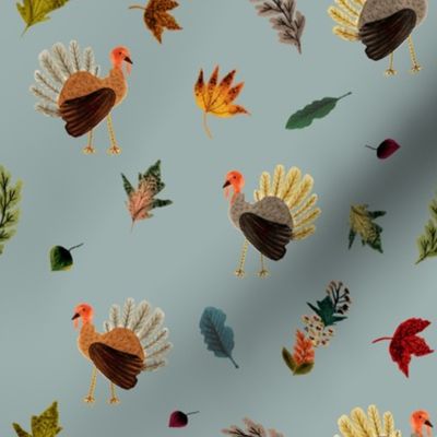 Fall Thanksgiving Turkeys // Pewter