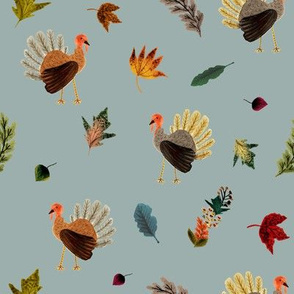 Fall Thanksgiving Turkeys // Pewter