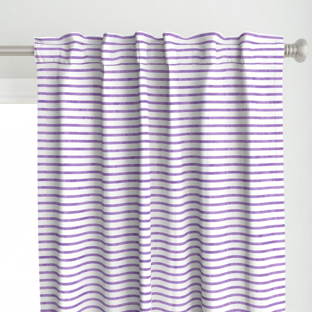 stripes - nautical stripes in purple - LAD19