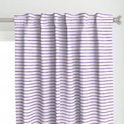 stripes - nautical stripes in purple - LAD19