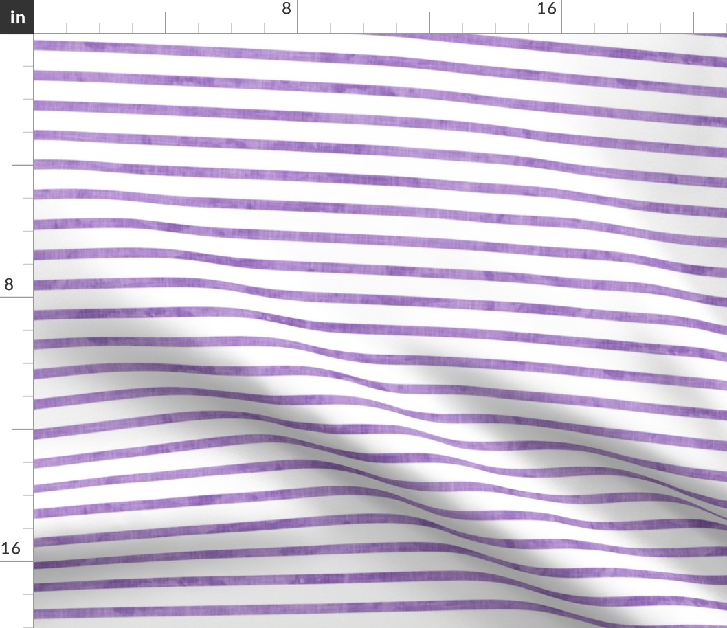 stripes - nautical stripes in purple - LAD19