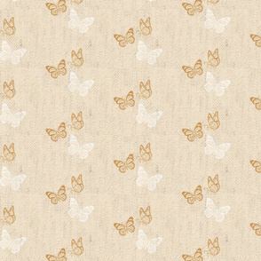 Butterflies On Linen