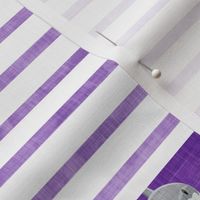 Shark Wholecloth - Purple - shark, fin, and life preserver - shark nursery - LAD19