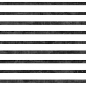 stripes - nautical stripes - black - LAD19
