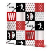 Baseball//Cougars - Wholecloth Cheater Quilt