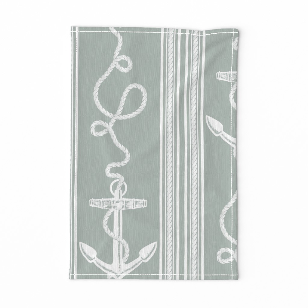 Anchor Rope Ocean Gray