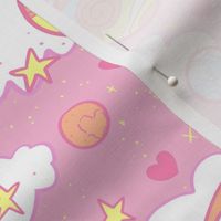 Original Cute Planets in Pink