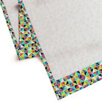 bright colored grid triangles - textured