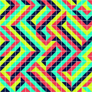 bright colored stripes with grid