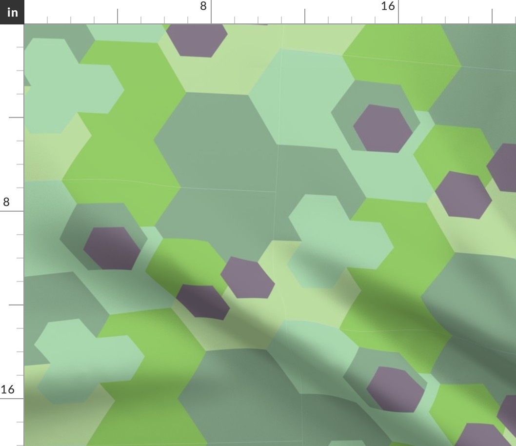 Hexagon Color Block