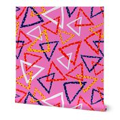 Dotty Triangles - Pink